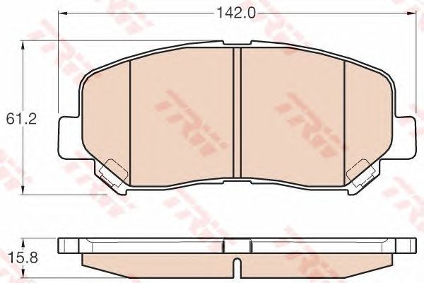 set placute frana,frana disc MAZDA CX-5 11-