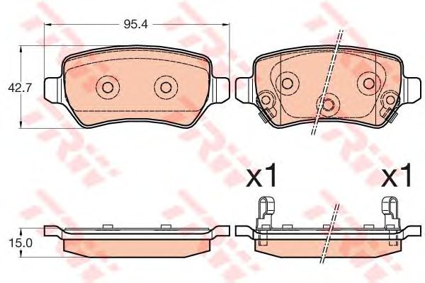 set placute frana,frana disc OPEL ASTRA/COMBO/CORSA/MERIVA 00-