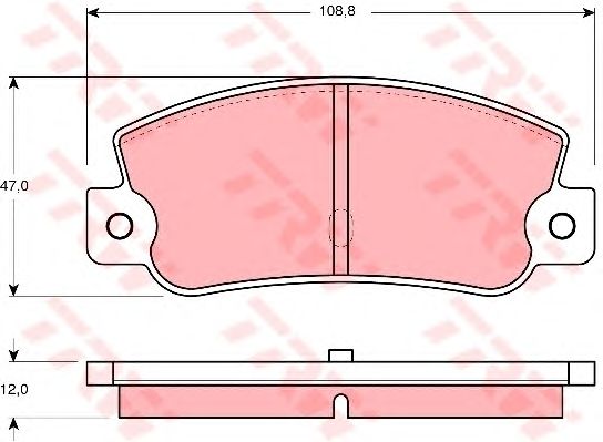 set placute frana,frana disc VW A80/100/A4/