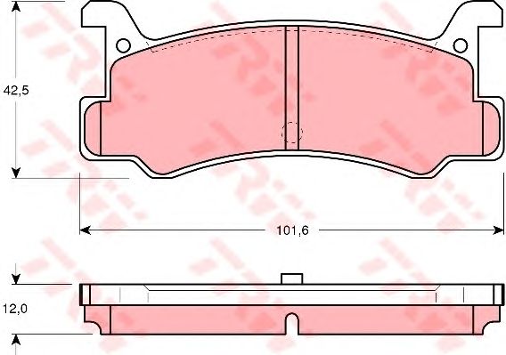 set placute frana,frana disc MAZDA 323