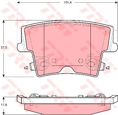 set placute frana,frana disc CHRYSLER 300C