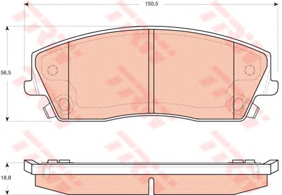 set placute frana,frana disc CHRYSLER 300C