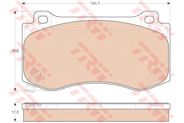 set placute frana,frana disc CHRYSLER 300C 05- 6,1 SRT8