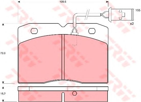 set placute frana,frana disc IVECO DAILY 35.8-40.10 90