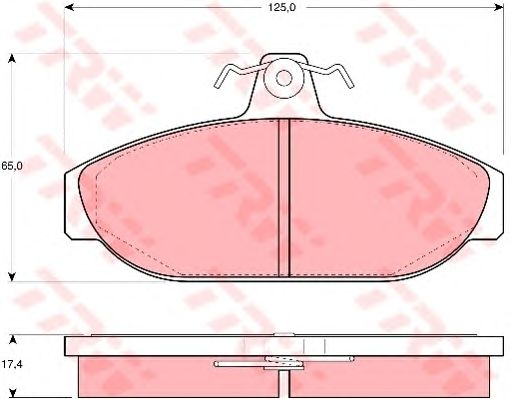 set placute frana,frana disc VOLVO 740-780