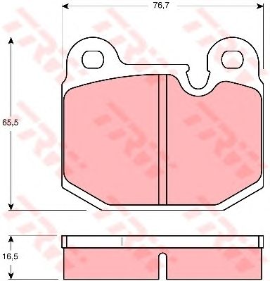 set placute frana,frana disc BMW E30 82-84