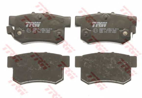 set placute frana,frana disc HONDA ACCORD