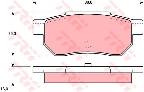 set placute frana,frana disc HONDA CIVIC 97- UK/CRX/ROVER 200/400/25/45