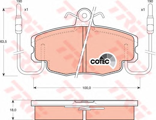 set placute frana,frana disc RENAULT CLIO -98-/MEGANE 96-/LOGAN/SANDERO