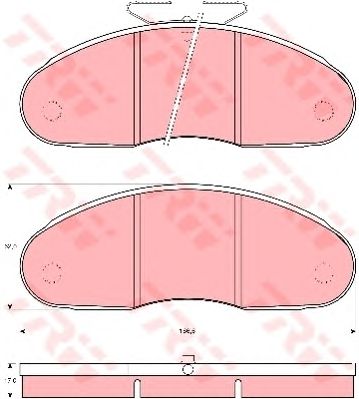 set placute frana,frana disc RENAULT TRAFIC 2,0-2,5D 4X4 86-01