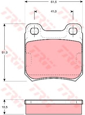 set placute frana,frana disc OPEL OMEGA A