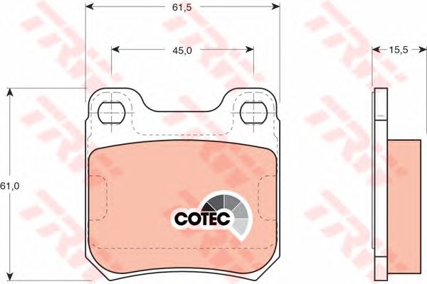 set placute frana,frana disc OPEL OMEGA A/B