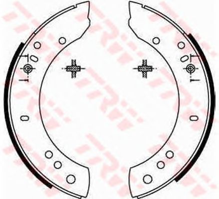 Set saboti frana LAND ROVER 90/110/DEFENDER 83-16 279 X 57