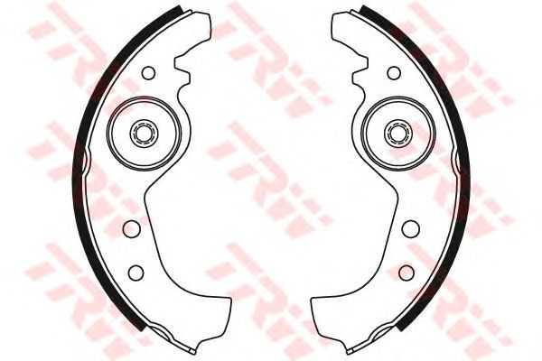 Set saboti frana FIAT CC/UNO/SC 83- 185 X 31