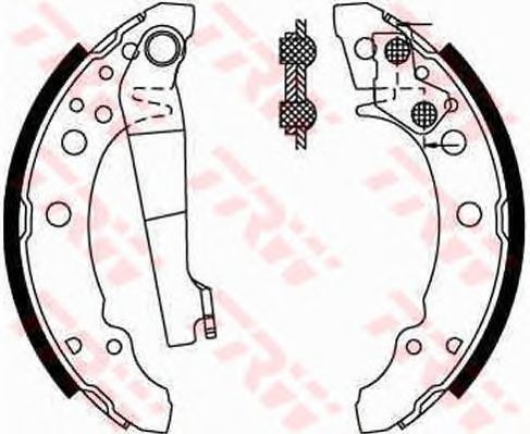 Set saboti frana VW GOLF/JETTA/LUPO/PASSAT/POLO 74-05 180 X 31