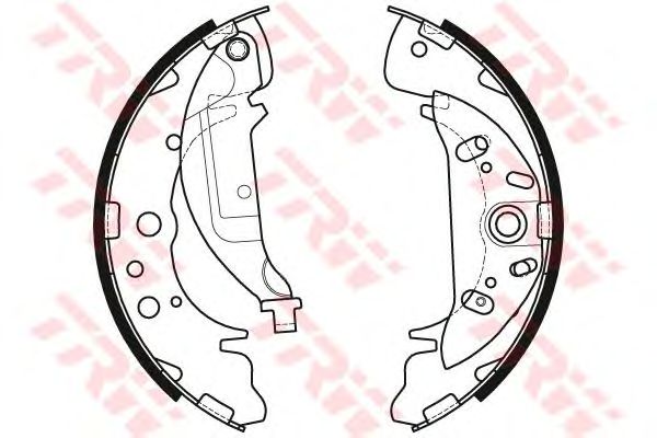 Set saboti frana HYUNDAI SANTA FE 2,0 CRDI/2,4-2,7 01-06 254 X 47 MANDO