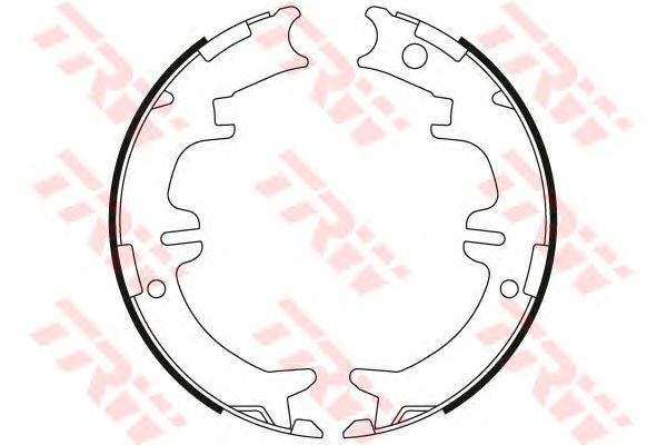 Set saboti frana, frana de mana TOYOTA AVENSIS/PREVIA/RAV 4 2,0-2,4 90-05 190 X 45