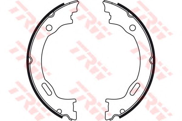 Set saboti frana, frana de mana CHRYSLER 300 C 04-12 184 X 31