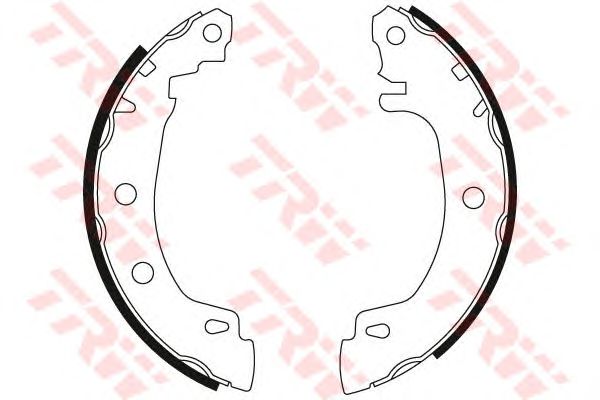 Set saboti frana RENAULT MEGANE 1,4-2,0 95-03 BENDIX 203 X 39