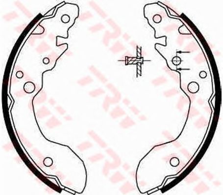 Set saboti frana SUZUKI X-90 1.6 09.95-12.97