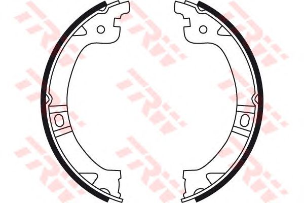 Set saboti frana, frana de mana CHRYSLER VOYAGER 2,4-3,8 00-08 180 X 30 MANDO