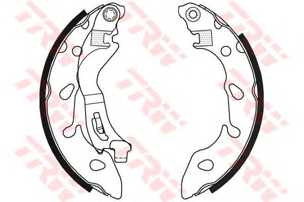 Set saboti frana FIAT 500 09-