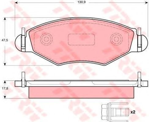 Set frana, frana disc