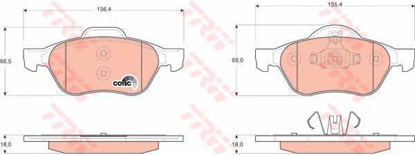 Set frana, frana disc