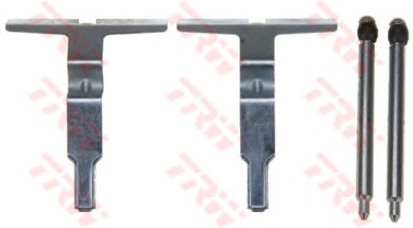 Set accesorii, placute frana MERCEDES-BENZ W203/S203/C209/R171 00- ATE