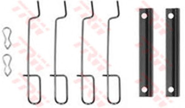 Set accesorii, placute frana CITROEN SAXO 96-04 BENDIX