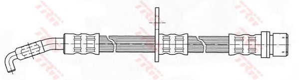 Furtun frana TOYOTA RAV 4 2,0 4WD 94-00 495 MM