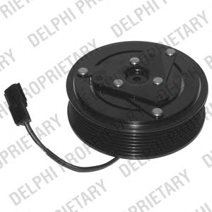 Cupla magnetica, climatizare 7PK 115MM 12V RENAULT GRAND SCENIC, MEGANE II, SCENIC II