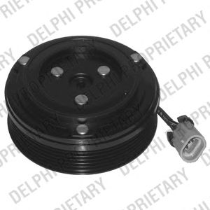 Cupla magnetica, climatizare 6PK 105MM 12V OPEL / VAUXHALL ASTRA H, ZAFIRA II