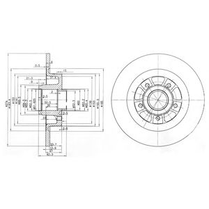 Disc frana RENAULT LAGUNA 01