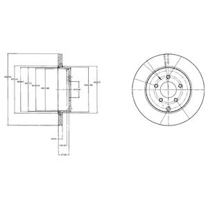 Disc frana MAZDA CX-7 2,2CD 09-