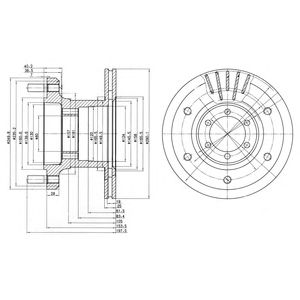 Disc frana IVECO 59.12