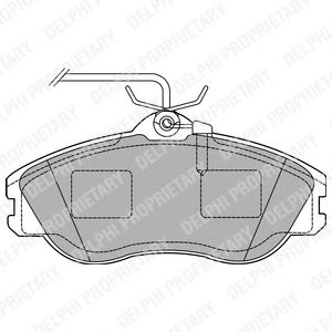 set placute frana,frana disc VW A80/100