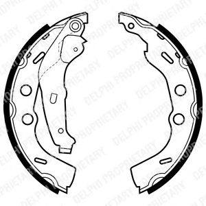 Set saboti frana SUZUKI SWIFT -01 /SUBARU JUSTY -03 20032