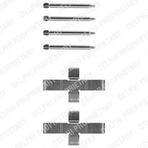 Set accesorii, placute frana MERCEDES-BENZ W123 ATE 08.79-