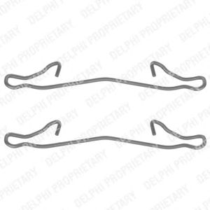 Set accesorii, placute frana FORD FIESTA 1/90-