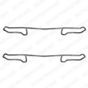 Set accesorii, placute frana DAEWOO LANOS/ESPERO