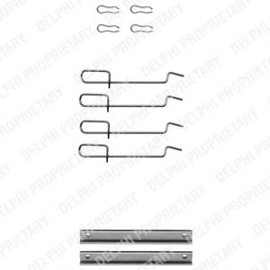 Set accesorii, placute frana RENAULT CLIO/ESPACE 84-98 BENDIX