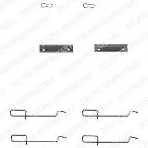 Set accesorii, placute frana PEUGEOT 1.4HDI-2.0HDI