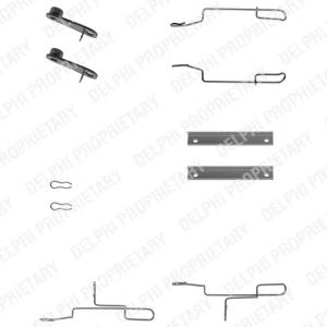 Set accesorii, placute frana CITROEN BX/ZX BEZ