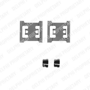 Set accesorii, placute frana FORD TRANSIT -00