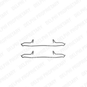 Set accesorii, placute frana FIAT PUNTO/BRAVO/BRAVA