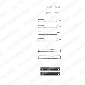 Set accesorii, placute frana RENAULT TWINGO 1,2 93-