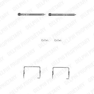 Set accesorii, placute frana RENAULT LAGUNA -01