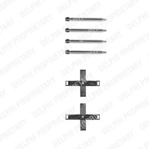 Set accesorii, placute frana OPEL OMEGA B 94-95