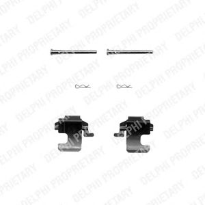 Set accesorii, placute frana FIAT GRANDE/PUNTO